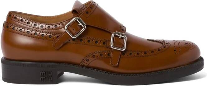 Miu x Church's Burwood leren brogues Bruin