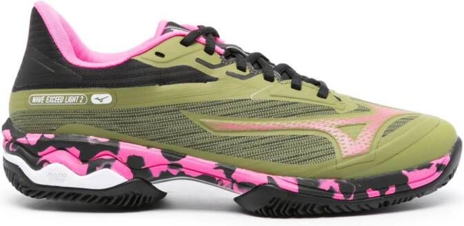 Mizuno Sneakers met vlakken Groen