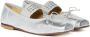 MM6 Maison Margiela Kids Anatomic leren ballerina's Zilver - Thumbnail 1