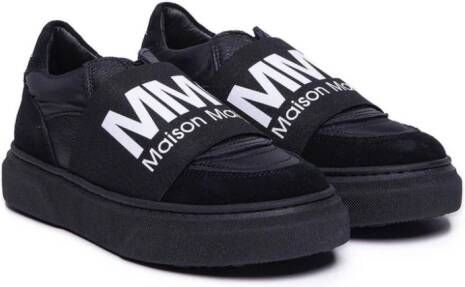 MM6 Maison Margiela Kids Sneakers met logoprint Zwart