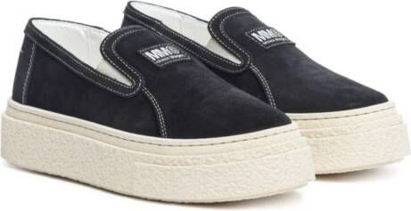 MM6 Maison Margiela Kids Sneakers met plateauzool Zwart