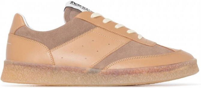 MM6 Maison Margiela 6 Court low-top sneakers Bruin