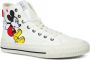 Moa Kids Mickey Mouse high-top sneakers Wit - Thumbnail 1