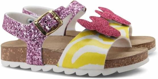 Moa Kids Minnie sandalen met glitter Roze