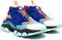 Moncler Enfant Sneakers met colourblocking Blauw - Thumbnail 1