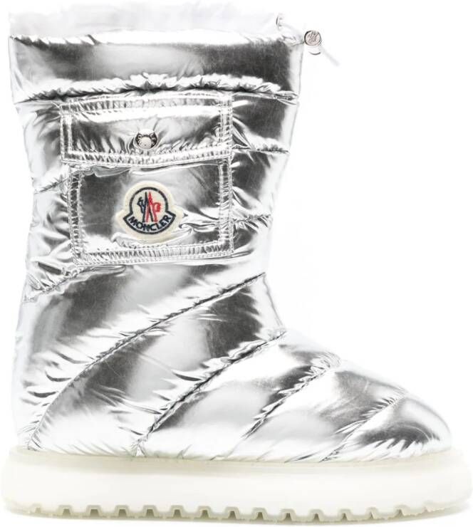 Moncler Gaia Pocket gewatteerde snowboots Zilver