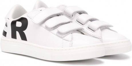 Moncler Enfant Sneakers met logoprint Wit