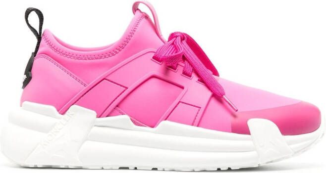 Moncler Lunarove low-top sneakers Roze