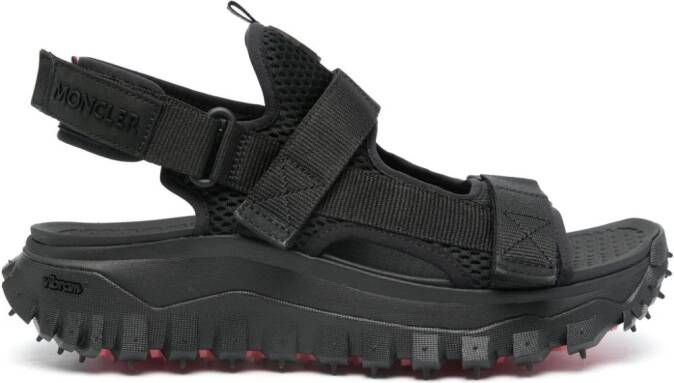 Moncler Trailgrip Vela sandalen Zwart