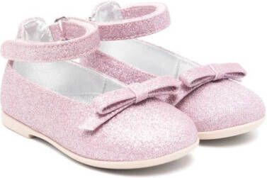 Monnalisa Ballerina's met strikdetail Roze