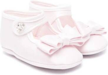 Monnalisa Ballerina's met strikdetail Roze