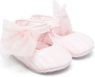 Monnalisa Ballerina's met strikdetail Roze