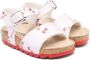 Monnalisa Sandalen met strikprint Roze - Thumbnail 1