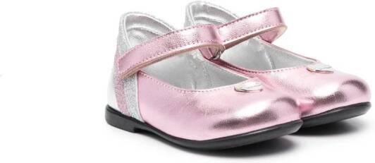 Monnalisa Leren ballerina's Roze