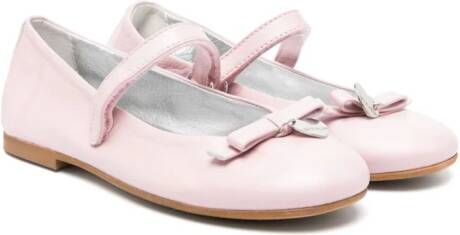 Monnalisa Leren ballerina's Roze