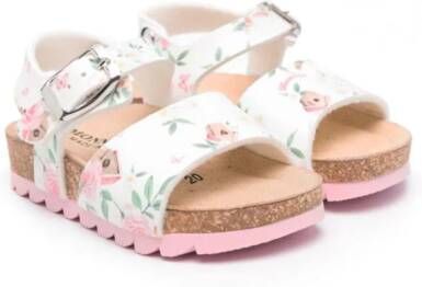 Monnalisa Leren sandalen Wit