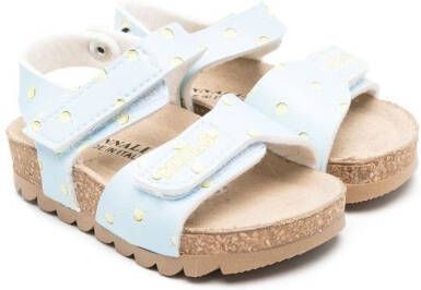 Monnalisa Sandalen met klittenband Blauw