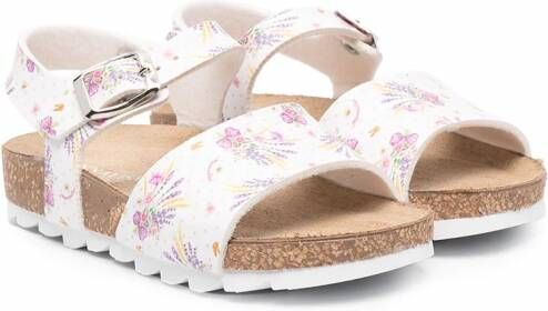 Monnalisa Sandalen met print Wit