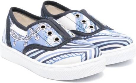 Monnalisa Sneakers met print Blauw