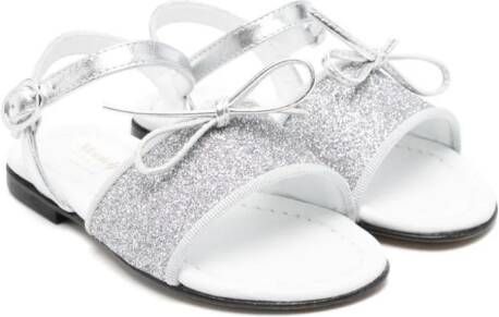 MONTELPARE TRADITION Sandalen met glitter Zilver