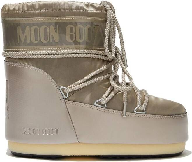 Moon Boot Chunky veterlaarzen Beige