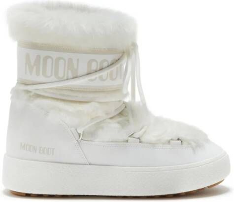 Moon Boot Kids Icon snowboots van imitatiebont Wit