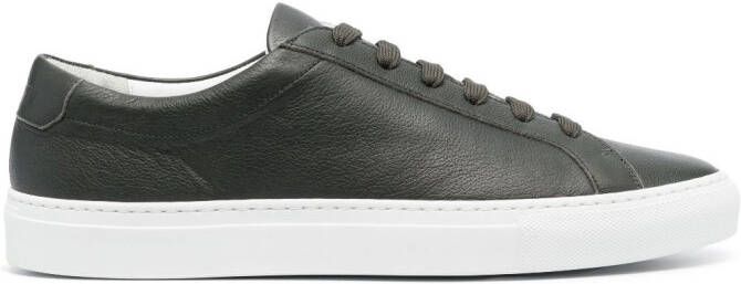 Moorer Sneakers met logo-reliëf Groen