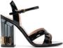 Moschino Aura sandalen met bandjes Zwart - Thumbnail 1