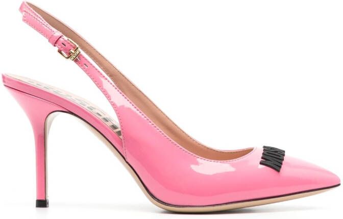 Moschino Lakleren pumps Roze