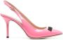 Moschino Lakleren pumps Roze - Thumbnail 1