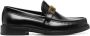 Moschino Loafers met logo plakkaat Zwart - Thumbnail 1