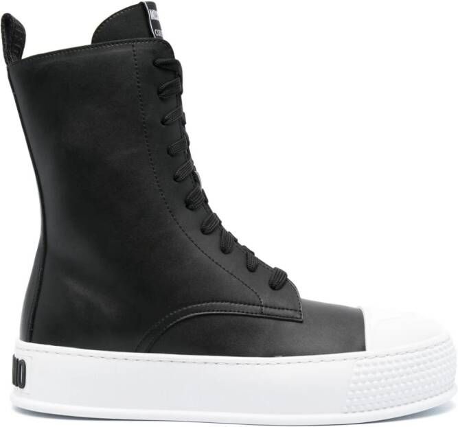 Moschino High-top sneakers Zwart