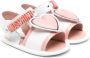 Moschino Kids Leren sandalen Wit - Thumbnail 1