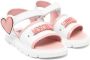 Moschino Kids Leren sandalen Wit - Thumbnail 1