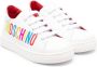 Moschino Kids Leren sneakers Wit - Thumbnail 1