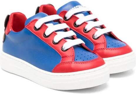 Moschino Kids Low-top sneakers Blauw