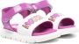 Moschino Kids Sandalen met logoprint Wit - Thumbnail 1