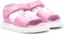 Moschino Kids Sandalen met teddybeerprint Roze - Thumbnail 1