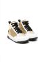 Moschino Kids Sneakers met geborduurd logo Goud - Thumbnail 1