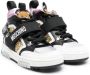 Moschino Kids Sneakers met glitters Zwart - Thumbnail 1