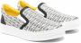 Moschino Kids Sneakers met logoprint Wit - Thumbnail 1