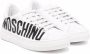 Moschino Kids Sneakers met logoprint Wit - Thumbnail 1