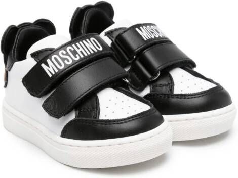 Moschino Kids Sneakers met teddybeerpatch Zwart