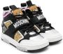 Moschino Kids Teddy Bear high-top sneakers Zwart - Thumbnail 1