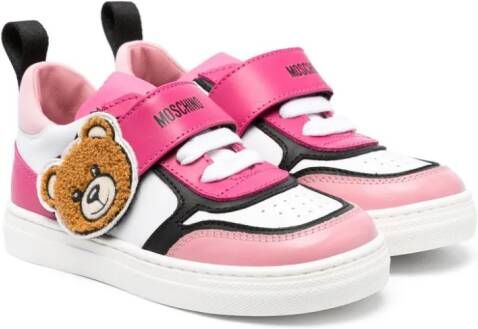 Moschino Kids Teddy Bear low-top sneakers Wit