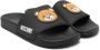 Moschino Kids Slippers met teddybeerpatroon Zwart - Thumbnail 1