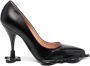 Moschino Leren pumps Zwart - Thumbnail 1