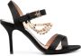 Moschino Leren sandalen Zwart - Thumbnail 1