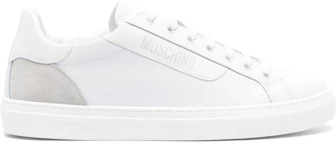 Moschino Leren sneakers Wit