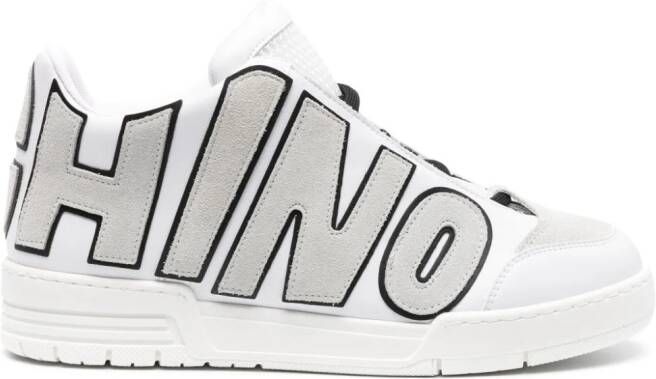 Moschino Leren sneakers Wit